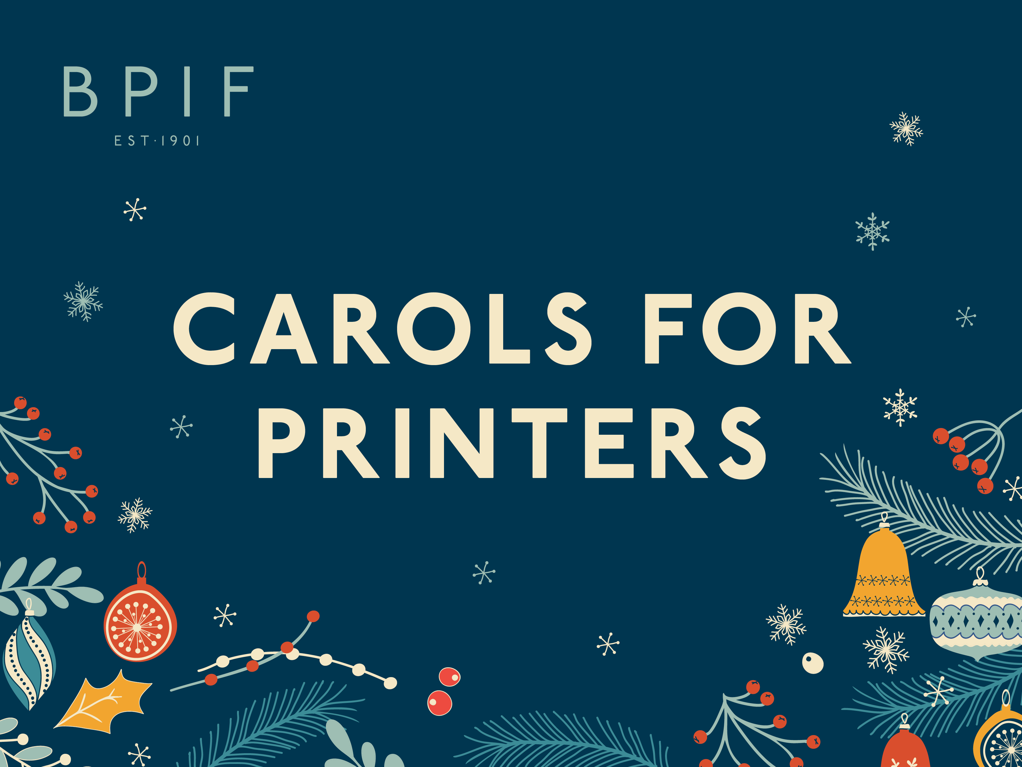 Carols for Printers 2024