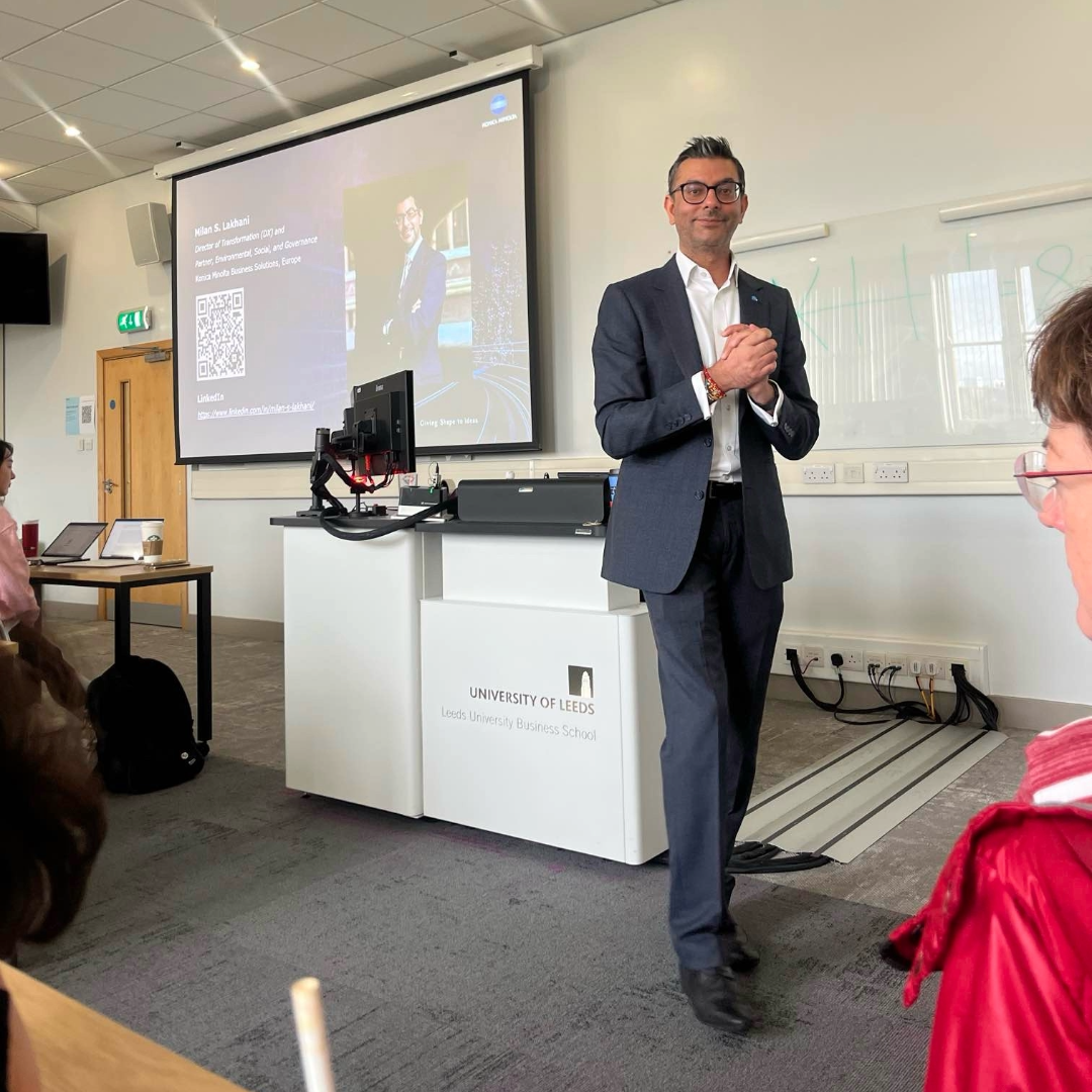 Konica Minolta and Leeds University Business School celebrate a decade of MBA programme success