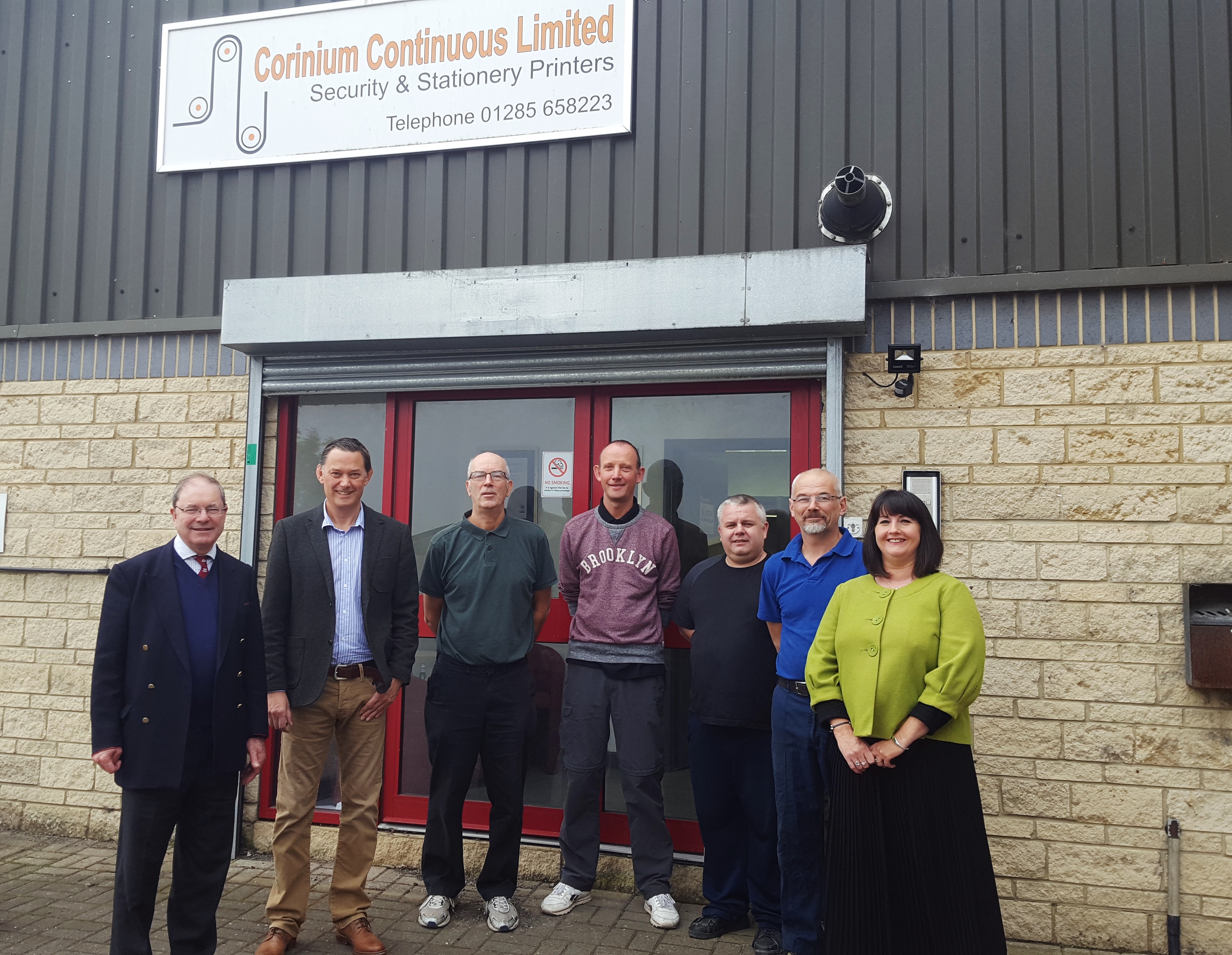 MP Geoffrey Clifton-Brown visits Corinium Continuous