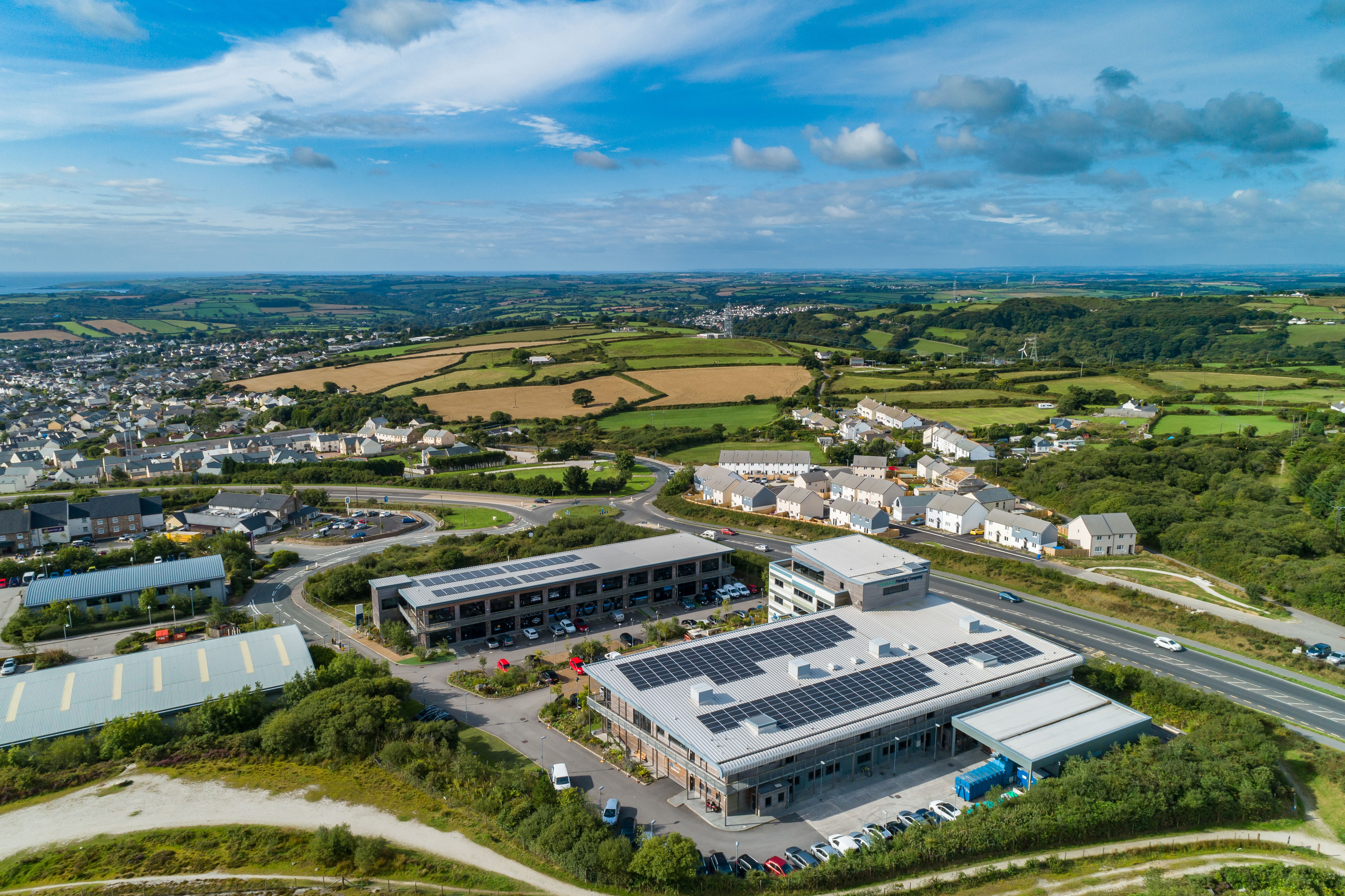 St Austell Printing Company installs solar panels