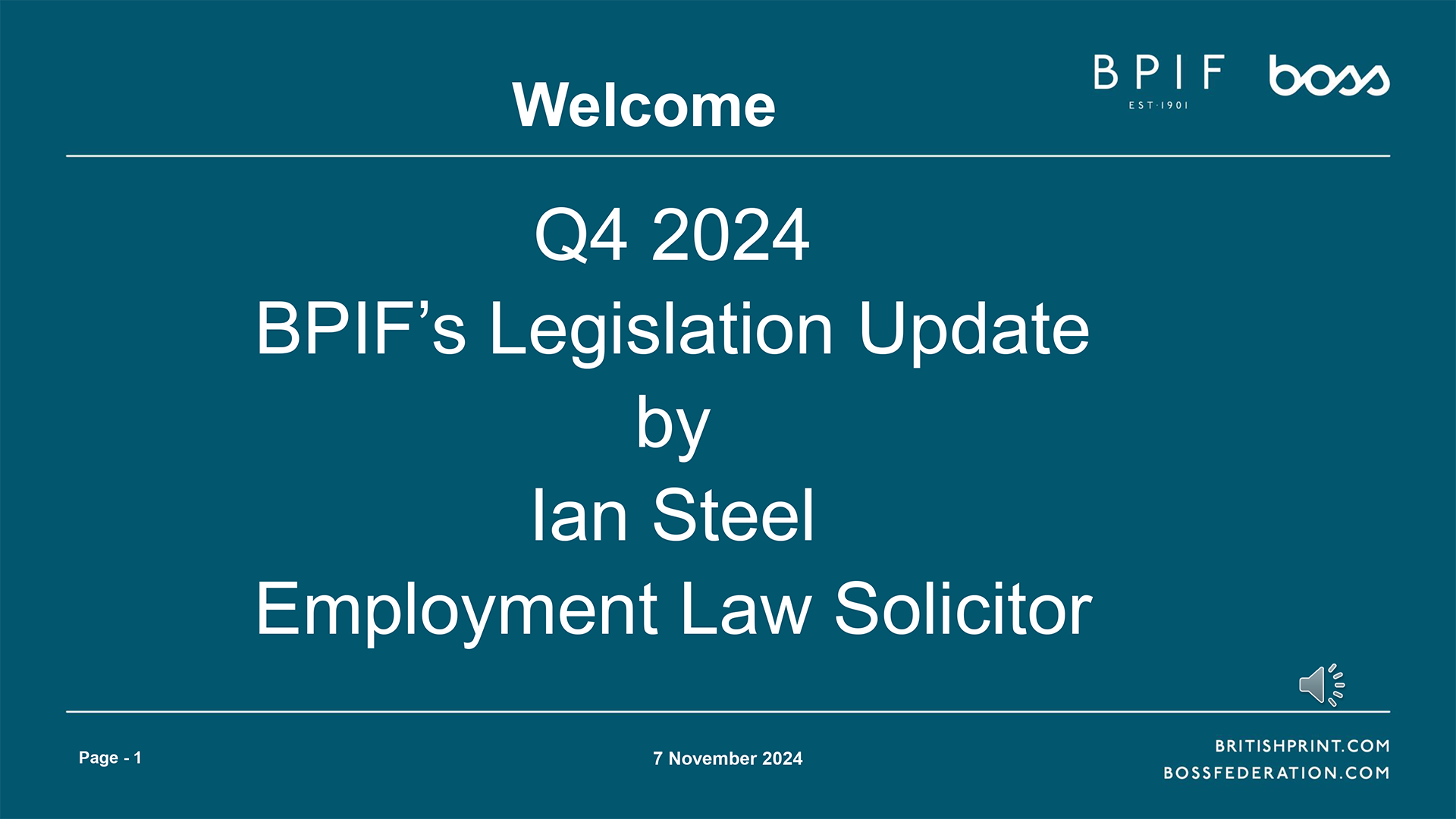 Employment Law Legislation Update