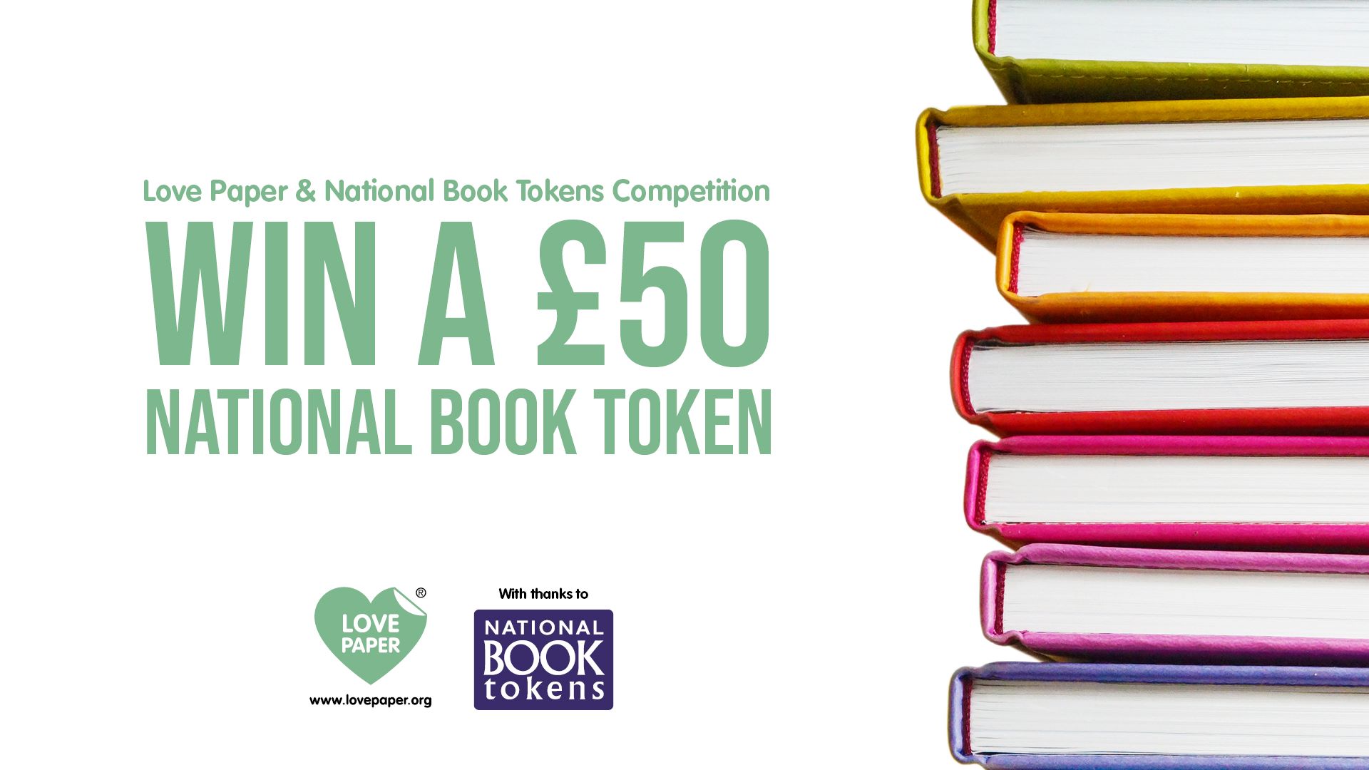 National Book Tokens Partners With Love Paper For Their 2024 Competition