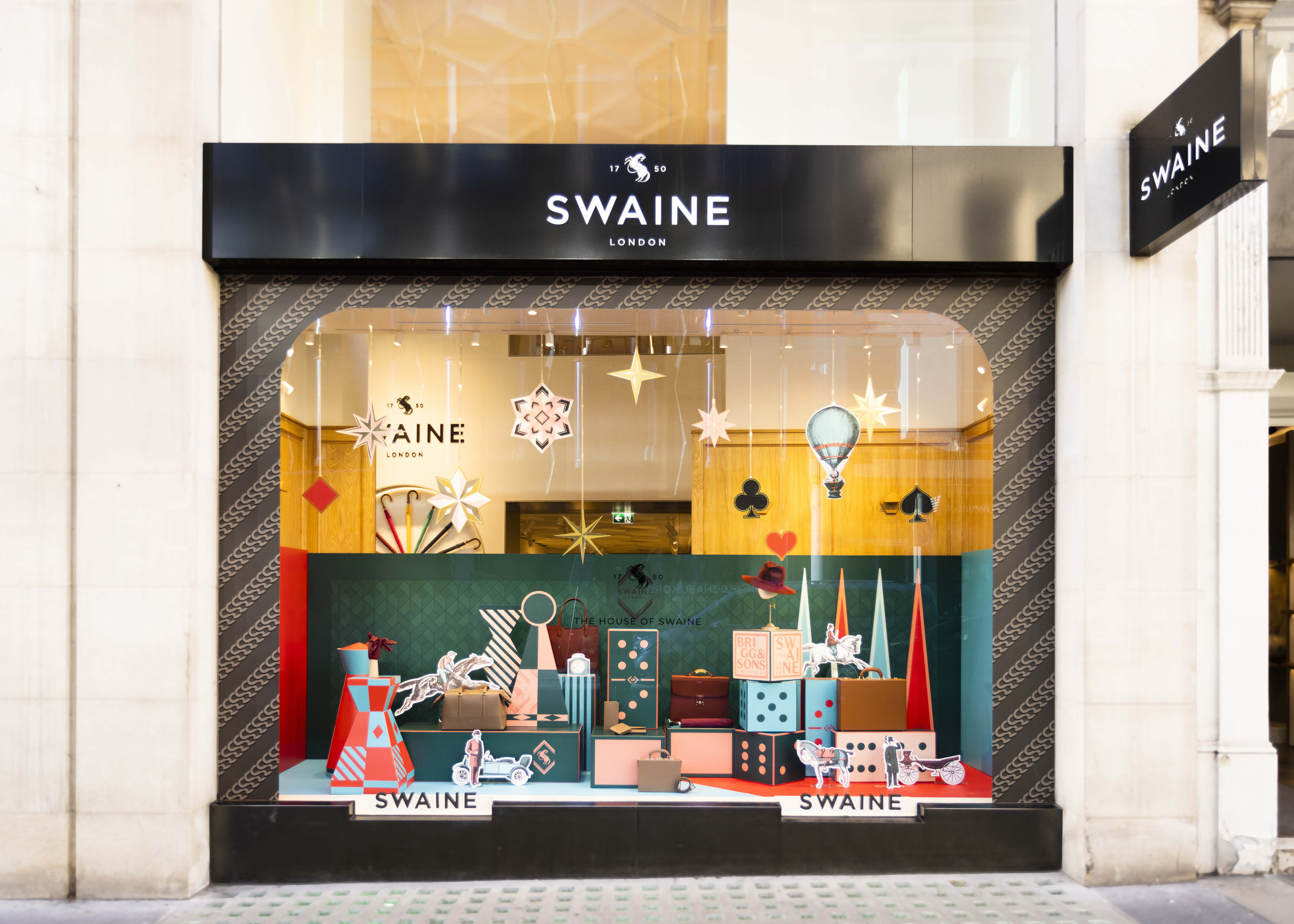 Swaine Christmas Windows